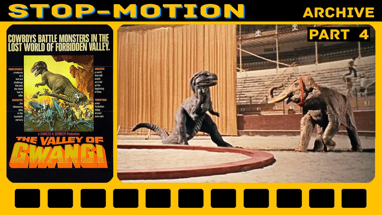 The Valley of Gwangi (1969) Stop-Motion shots PART 4/5