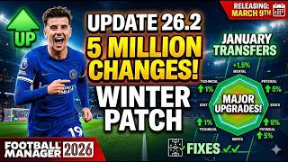 FM26 Winter Update 26.2 Breakdown: Transfers, Attributes & HUGE Fixes!