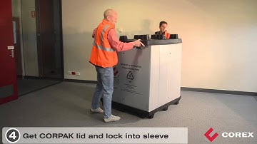 COREX Plastics - Corpak Bulk Bin Containers - Built for strength, collapsible for convenience