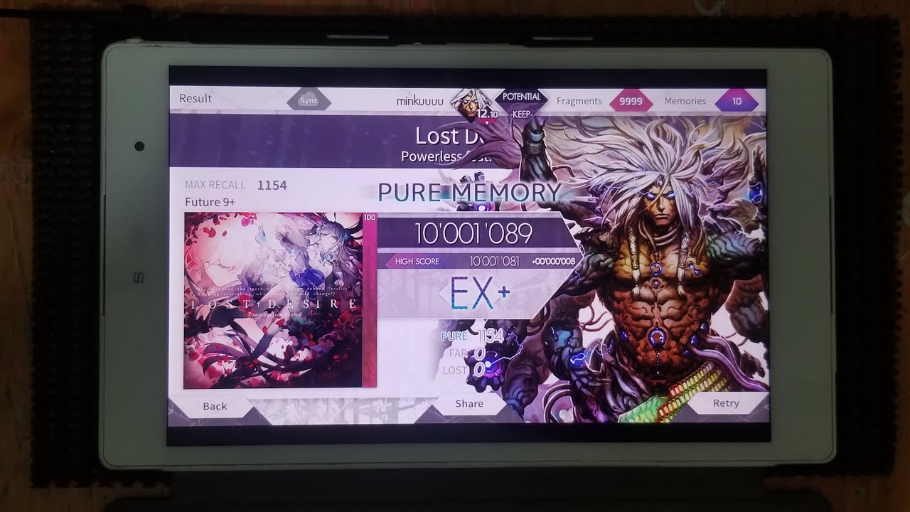 【ARCAEA】Lost Desire (FTR9+) - Pure Memory (max-65)