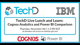 ibm cognos analytics vs power bi comparison: techd live demo nov 4th