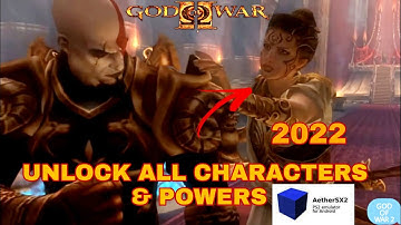 GOD OF WAR 2 | NEW BLADE OF POSEIDON | EDITION FOR ANDROID | AETHERSX2 ALL CARECTOR & POWER UNLOCK