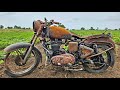 Old Bullet Full Restoration | Royal Enfield Old Bullet Restored And Modified🔴