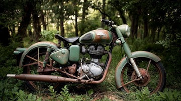 Old Bullet Full Restoration | Royal Enfield Old Bullet Restored And Modified🔴