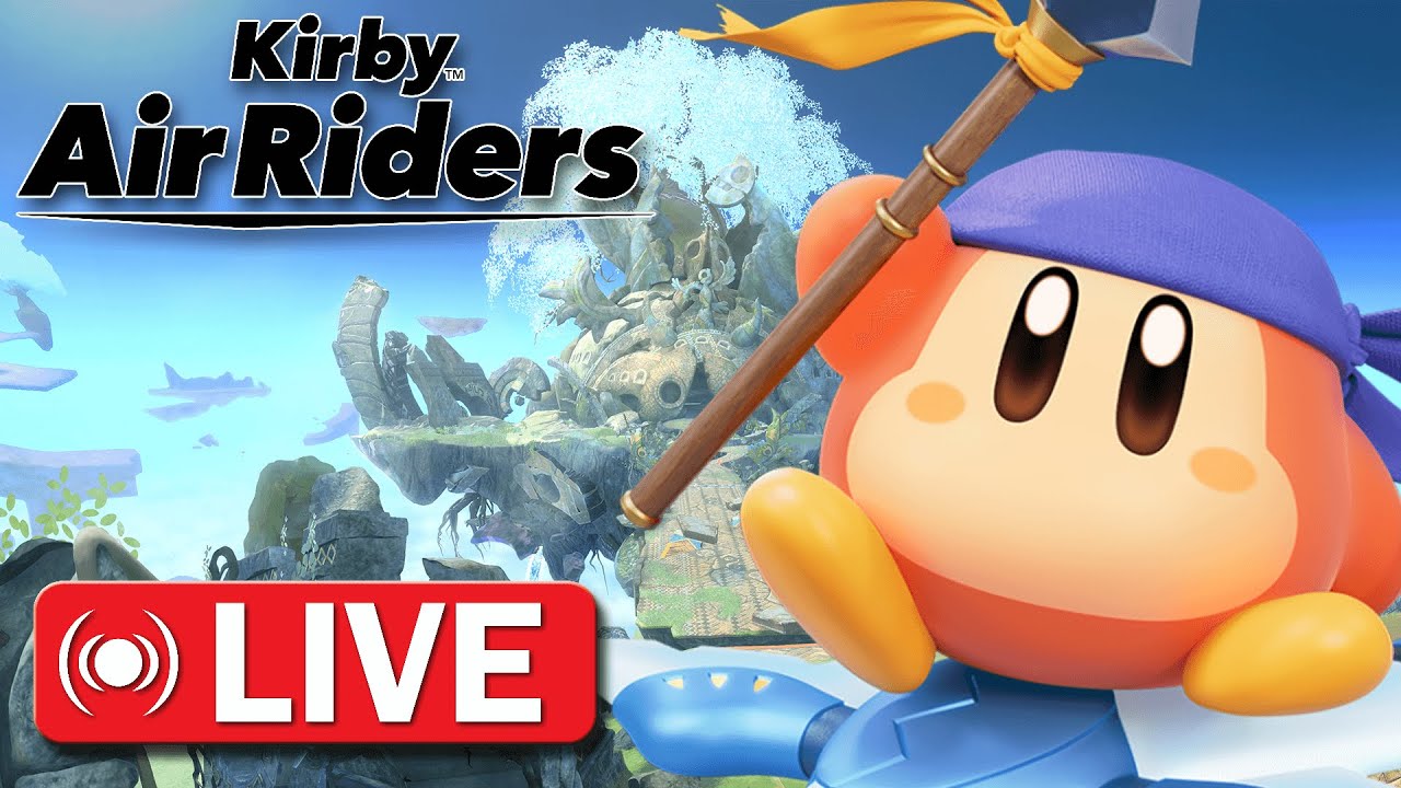 Playing Kirby Air Riders online [Air Ride mode]