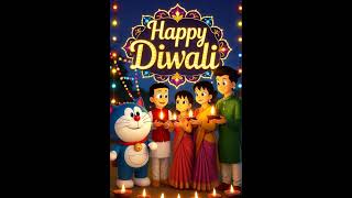 Doraemon celebrating Diwali 🪔 | happy Diwali status #doraemon #diwali2025 #diwalistatus