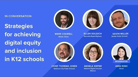 Strategies for achieving digital equity and inclusion in K12 schools
