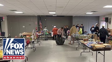Pop-up food bank opened for military families during shutdown