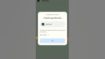 Unsafe app blocked✔️ Installing this app may put your device at risk. Learn more about Play Protect.