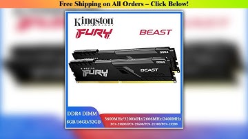 Kingston Beast Memoria — Unboxing (2025): Kingston Beast Memoria DDR4 Desktop RAM 8GB