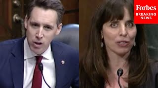 'For That Reason Alone, I Cannot Support Your Nomination': Hawley Bluntly Rejects Nom To Her Face