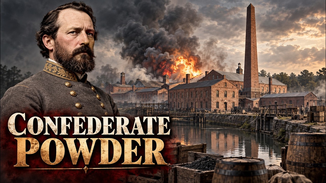 In April 1862, a Confederate major named George Washington Rains opened a gunpowder factory in Augusta, Georgia. He had been given absolute authority and almost nothing else. No factory existed....