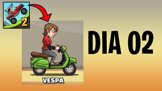 Hill Climb Racing 2 - Gameplay passo a passo Dia 02  - Vespa screenshot 2