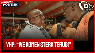 🚀 De Nieuwe Politiek LIVE • Flitsen VHP inloop Massameeting (Suriname)