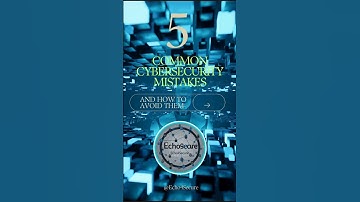5 Common Cybersecurity Mistakes And How to Fix Them!🔒 #cyberawareness #dataprotection #digitalsafety