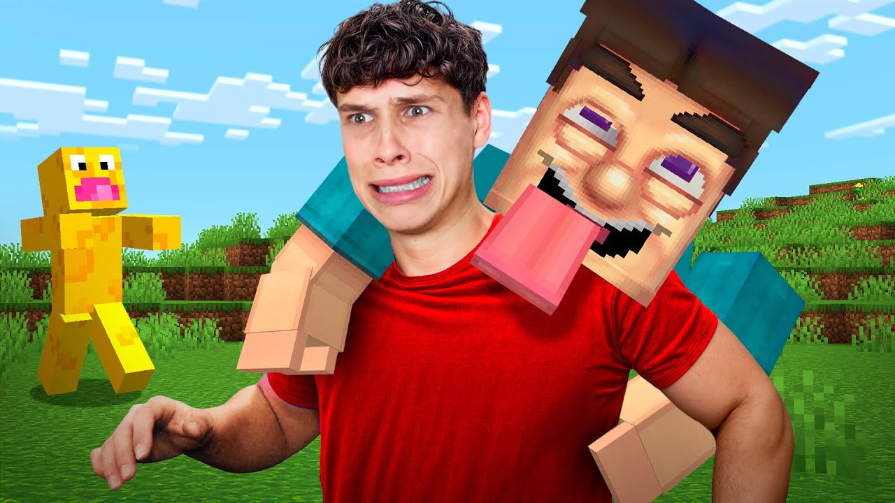 Sobreviví a Grotesque STEVE en Minecraft
