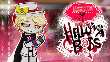 Hazbin Hotel React to Helluva Boss // Gacha React // Hazbin Hotel