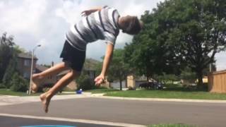 Insane Mini Trampoline Tricks