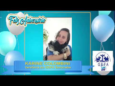 Assista: GEFA 10 Anos - Mensagem de KARINE COLOMBINI (26/09/2023)