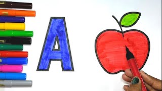 A for Apple,B for Ball, Alphabets, छोटे बच्चों की पढ़ाई,kids class,#toddlers #kidssong #abcdsongs