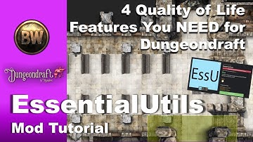 Dungeondraft Tutorial: EssentialUtils Mod - Quality of Life Essentials for #Dungeondraft