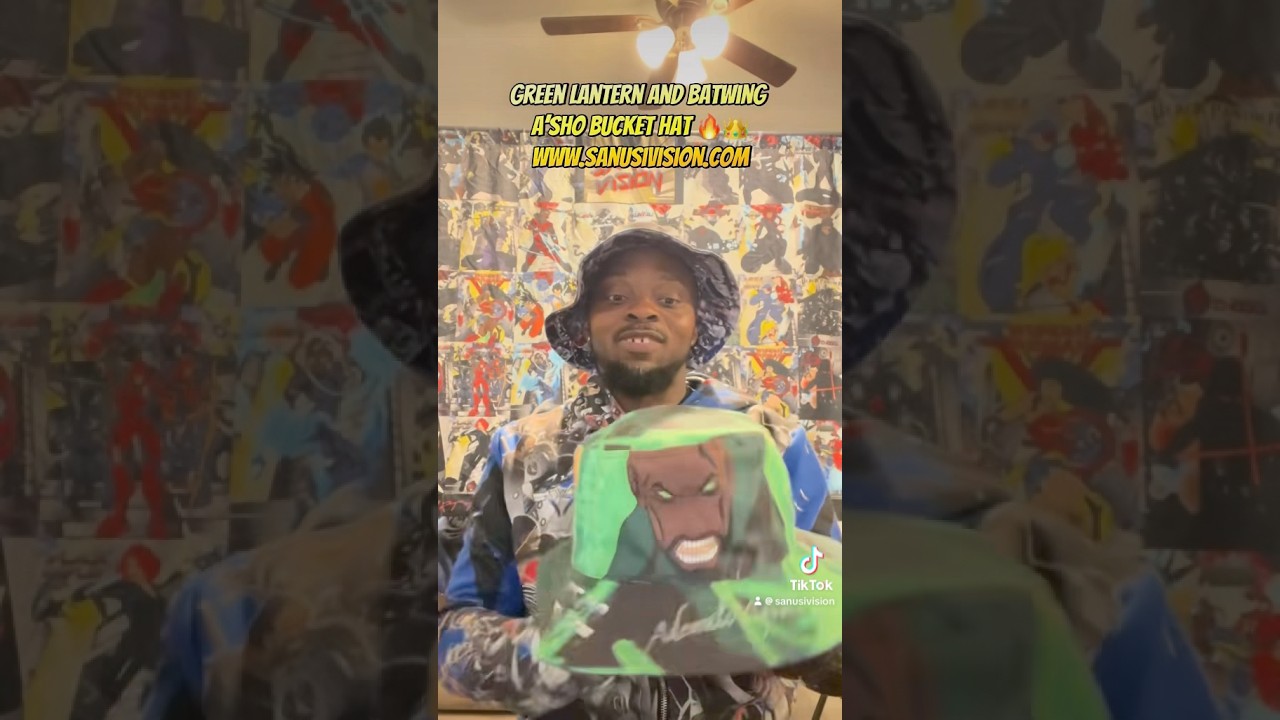 Green Lantern Vs Batwing A’sho Bucket Hat🔥👑