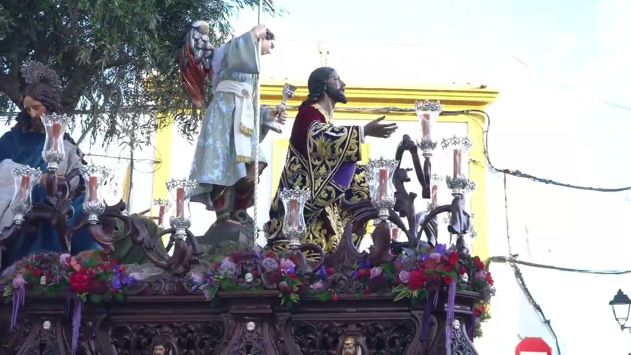 Oración en el Huerto de Lebrija 2025, con la A.M. Estrella Dos Hermanas. Marcha Ante Pilatos