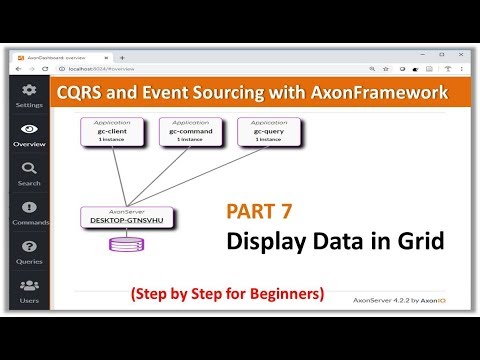 CQRS With Axon Tutorial – Part 7 – Display the Gridview in the GUI ...