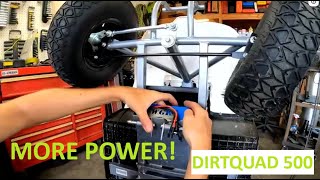Upgrading Razor Dirt Quad 500 from 36volts to 48volts and a few more upgrades!