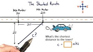 The Shortest Route - Visualizing Algebra