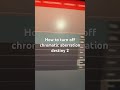 How to turn off chromatic aberration destiny 2
