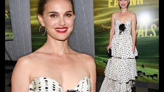 Natalie Portman Dazzles In Polka Dots At The Eating Animals Premiere