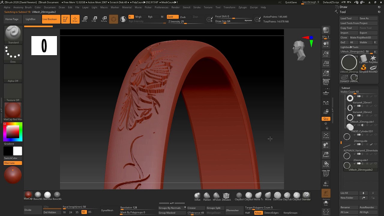 Jewellery Design in Zbrush Section 16 Synopsis - YouTube