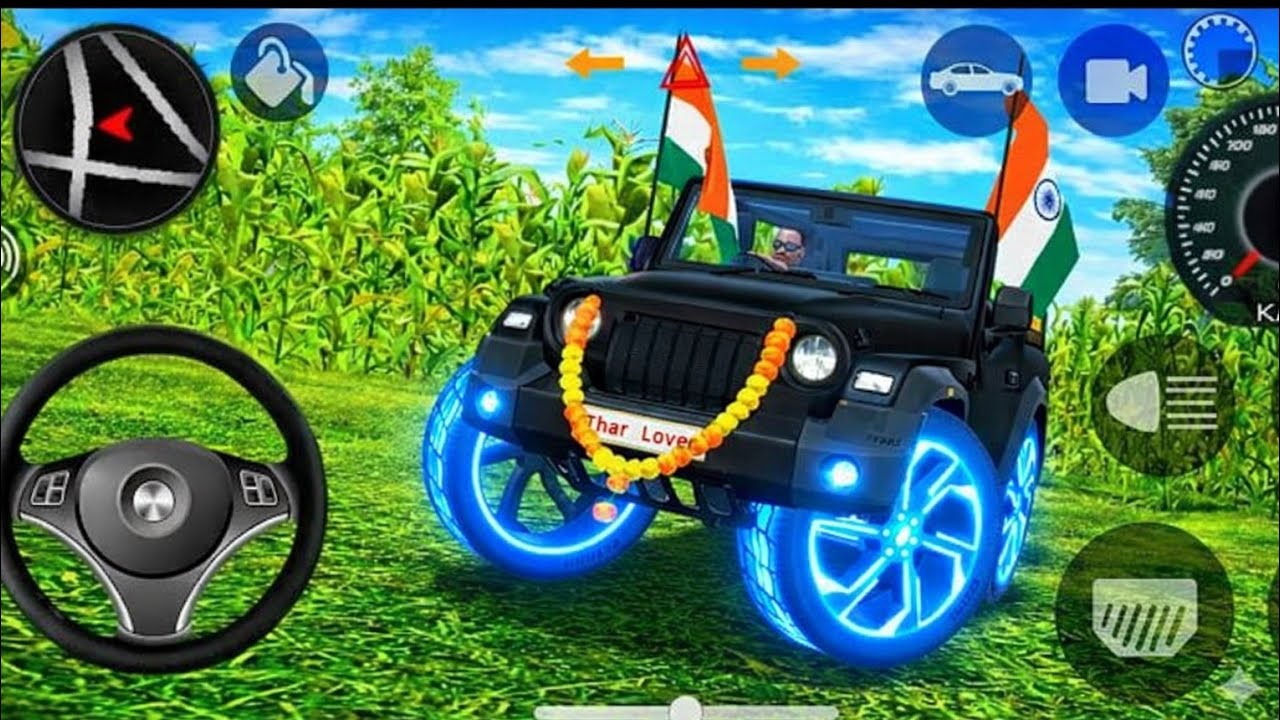 KrvxGaming Thar😈Games:Indian Red Thar (Gadi Wala Games) Car Game Android Game - #2026#india