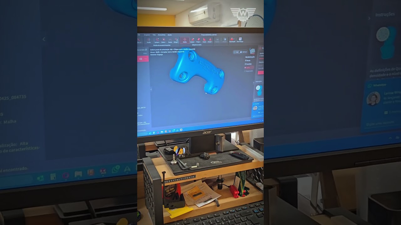 Digitalização 3D para Precisão | Wings Custom