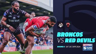 Highlights | London Broncos v Salford Red Devils | 2024 Betfred Super League, Round 8