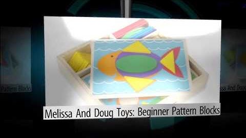 Melissa & Doug Toys: Beginner Pattern Blocks - Created using Flixpress.com