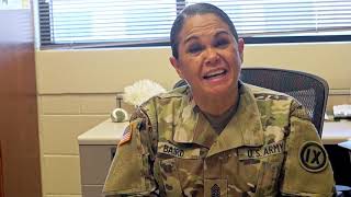 Command Sgt. Maj. Maria Jessie Baird video to 9th MSC Soldiers, Civilians and Families