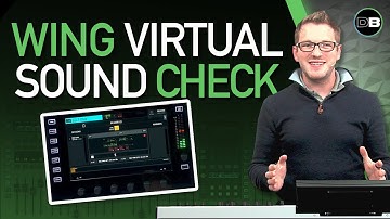 Behringer Wing Virtual Sound Check with the Wing-Live Card