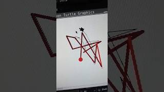 turtle eating apple 🍏 #game #coding #python 🍎