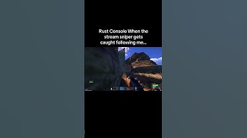 Rust Console when the stream sniper gets caught following me…#shorts #rust #rustconsole