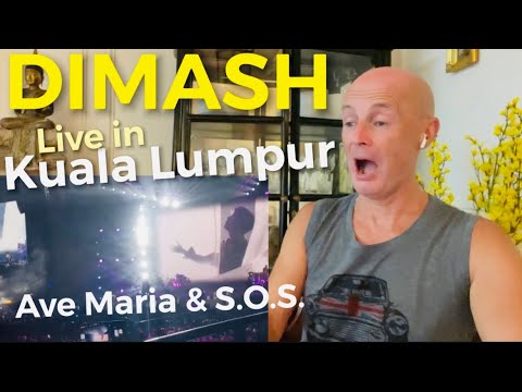 Dimash Qudaibergen live in K.L.  Ave Maria & SOS REACTION