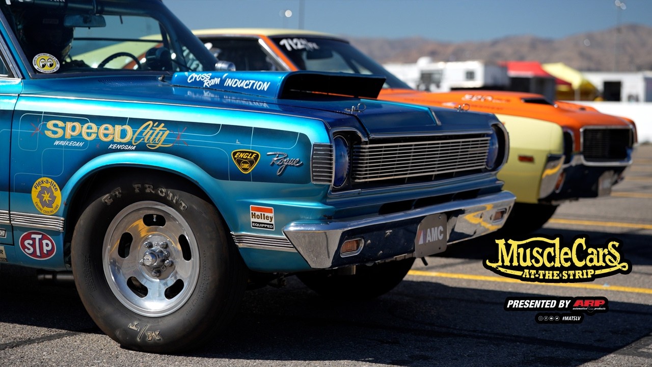 Ramblers Drag Racing Muscle Cars at the Strip 2026: AMX vs Rambler | AF/X Pacific Nostalgia ...