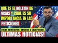 QUÉ ES EL BOLETÍN DE VISAS Y CÓMO FUNCIONA PARA PETICIONES FAMILIARES, VISAS DE EMPLEO Y DIVERSIDAD?