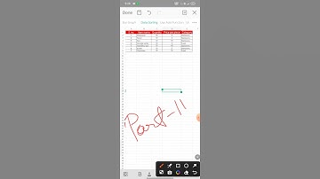 Data Sorting in mobile by WPS Office Knowledge with Rabish Part-10 #ccs #excel #knowledgewithrabish