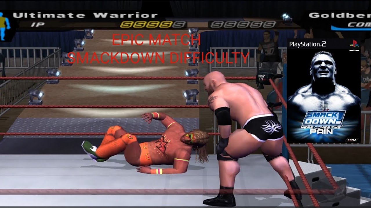 Goldberg Vs The Ultimate Warrior Dream match WWE Smackdown Here Comes The Pain 2.0 Ultra HD.