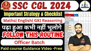 SSC CGL 2024 Strategy| Right way to cover syllabus & revision| Paid guidance video free 🔥