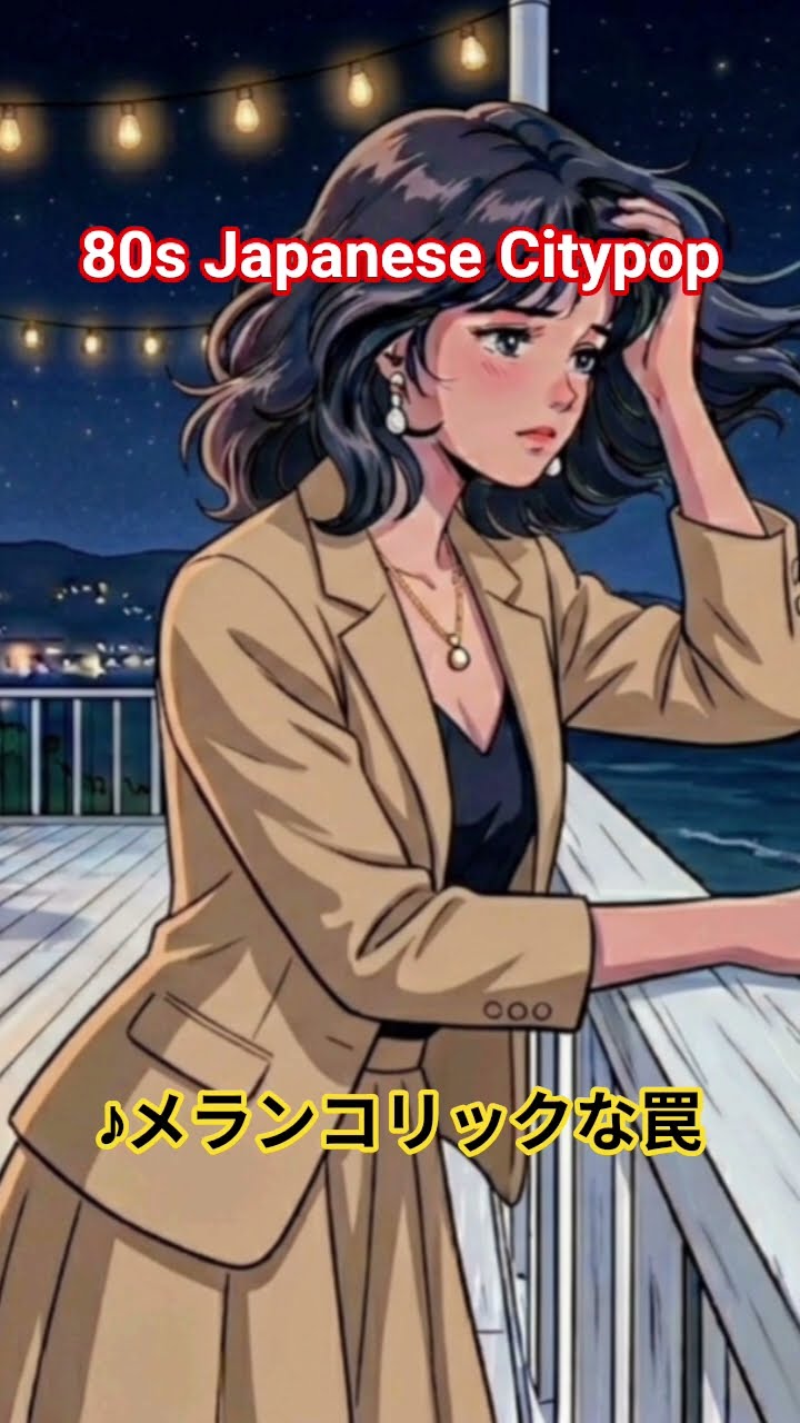 ドライブに合う80s Japanese City Popを是非。#SunoAI #AI楽曲 #架空
