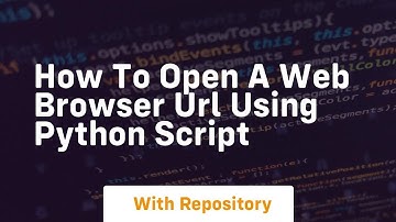 How to open a web browser url using python script