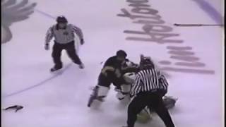 Player Profile Marc-André Fleury First Fight | Cape Breton Screaming Eagles